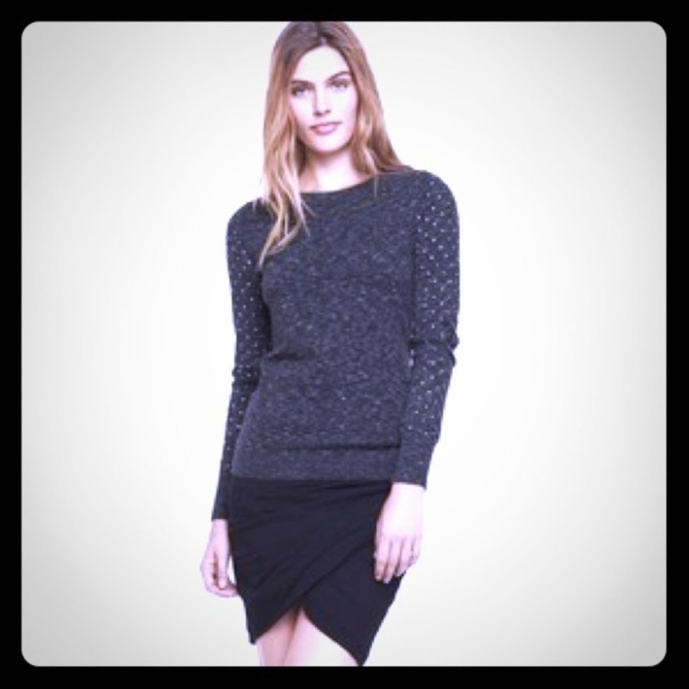 Express Size XS Pullover Sweater embellished with crystals‎ long sleeve